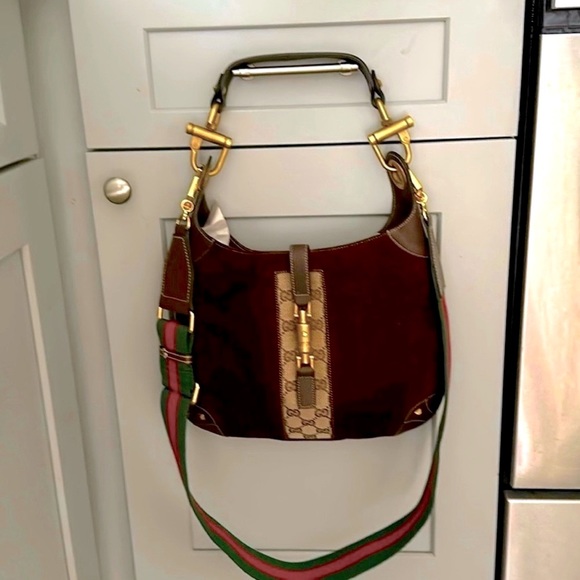 Gucci Handbags - Gucci Vintage GG Canvas Jackie Mini Hobo Bag. 4 HOURS LEFT 2 SALE